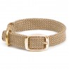 Collar c/Broche Dorado 1" x 21"