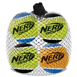 Paq Pelota Extra Chica Tennis Con Sonido (4 Pzas) - Envío Gratuito