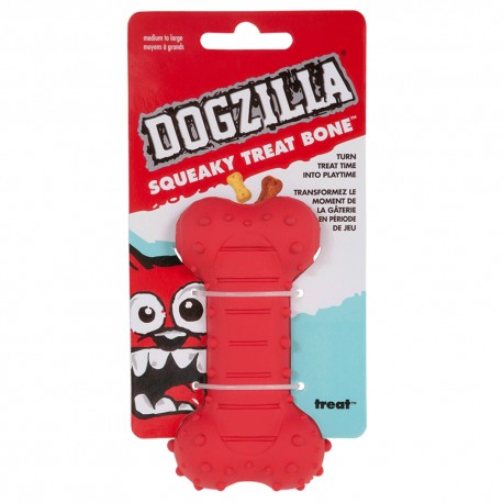 Squeaky Treat Bone - Envío Gratuito