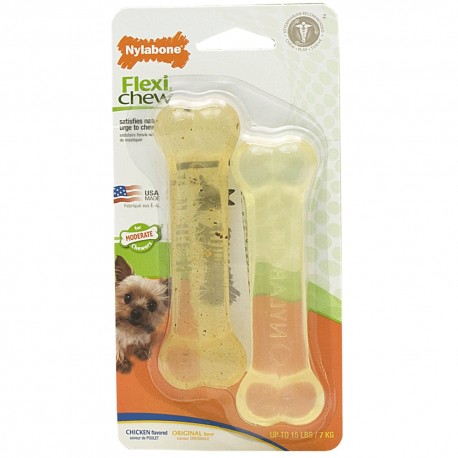 FlexiChew Bone Twin Pack - Envío Gratuito