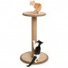 Rascador Tall Round Post con Plataforma