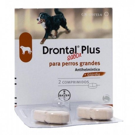 Drontal Plus Perros Grandes - Envío Gratuito